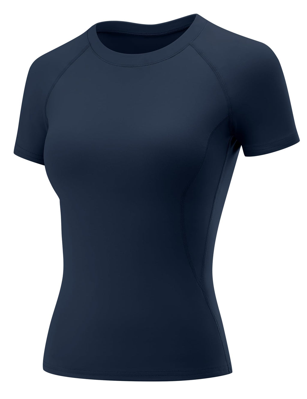 LOMON Womens Workout Short Sleeve Tops Crew Neck Raglan Athletic Shirts