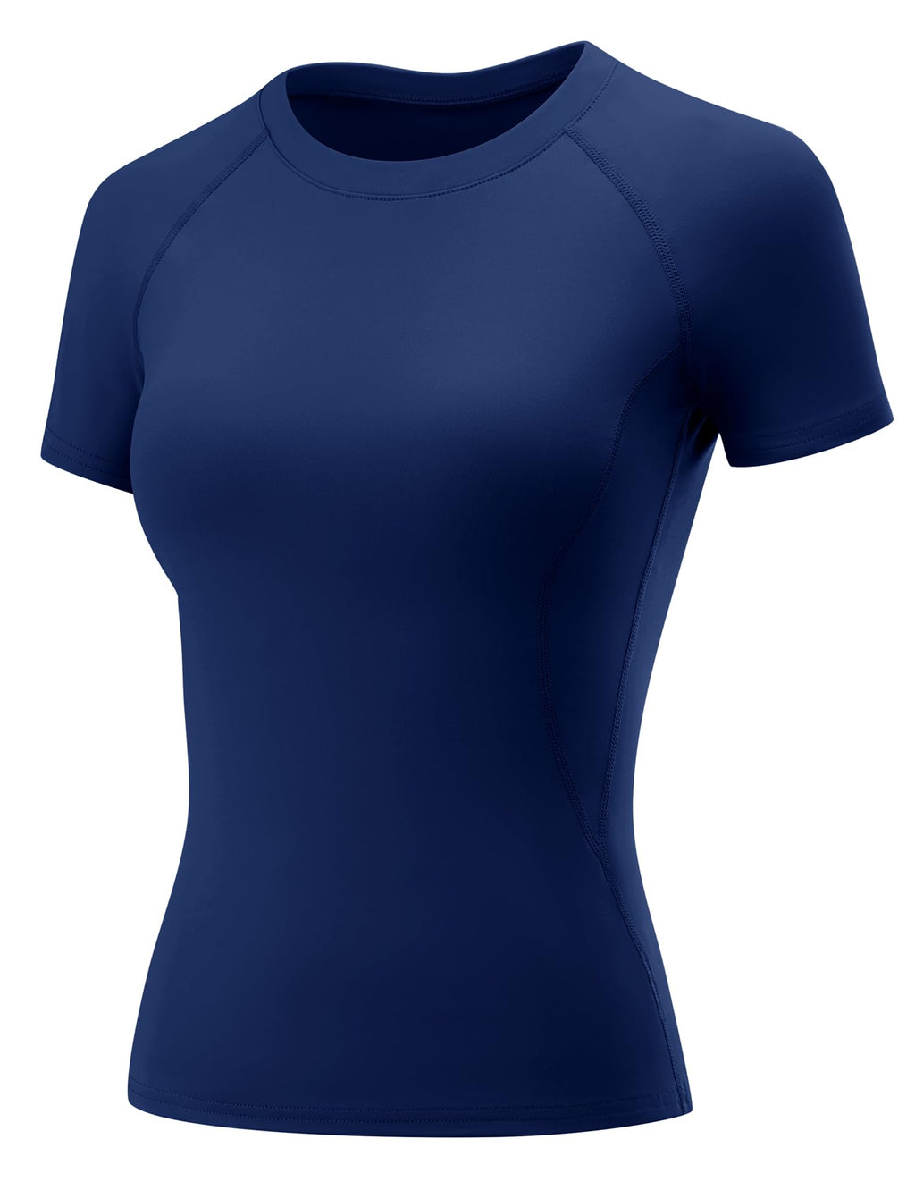 LOMON Womens Workout Short Sleeve Tops Crew Neck Raglan Athletic Shirts