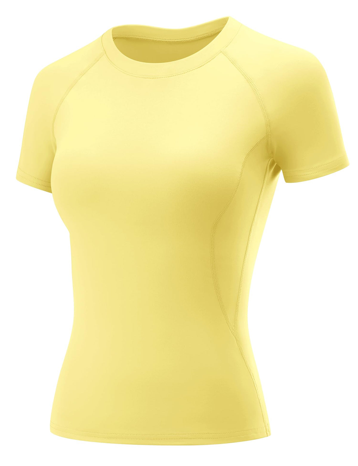 LOMON Womens Workout Short Sleeve Tops Crew Neck Raglan Athletic Shirts