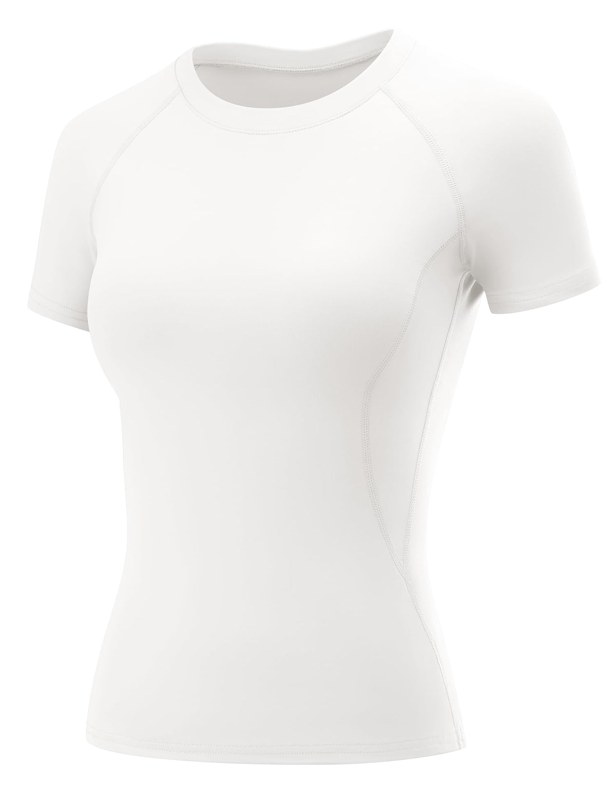 LOMON Womens Workout Short Sleeve Tops Crew Neck Raglan Athletic Shirts