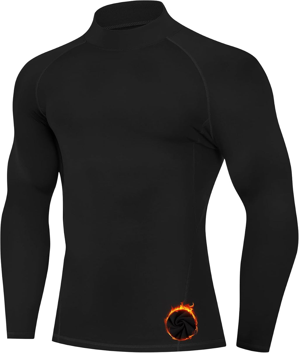 Men's Thermal Mock-Neck Base Layer