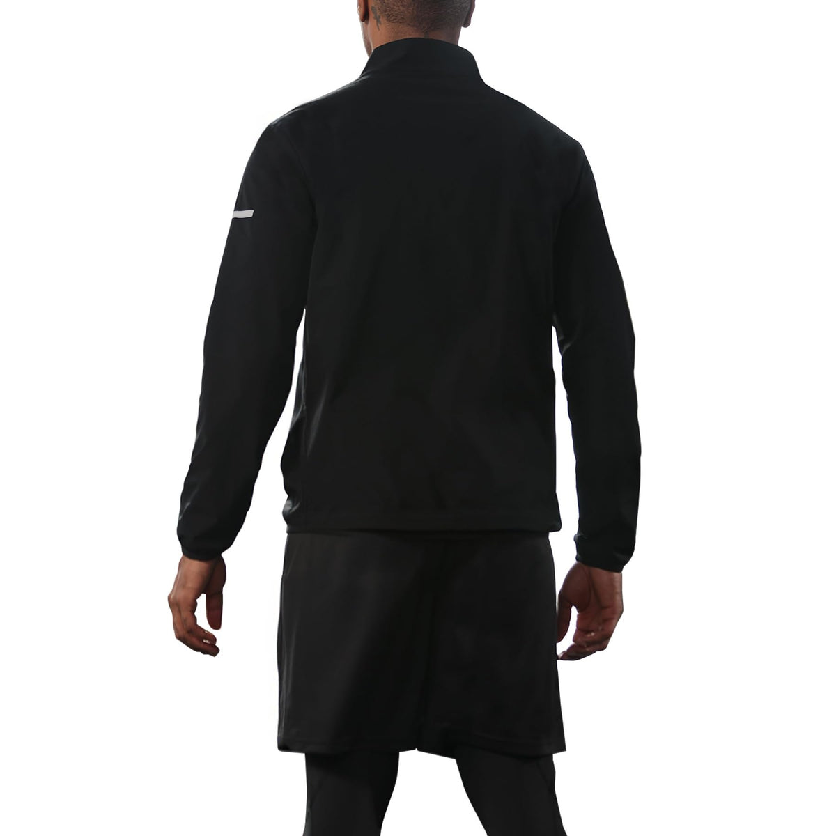 BUYJYA 5Pcs Men's Workout Gym Clothes Set Athletic Fitness Clothing