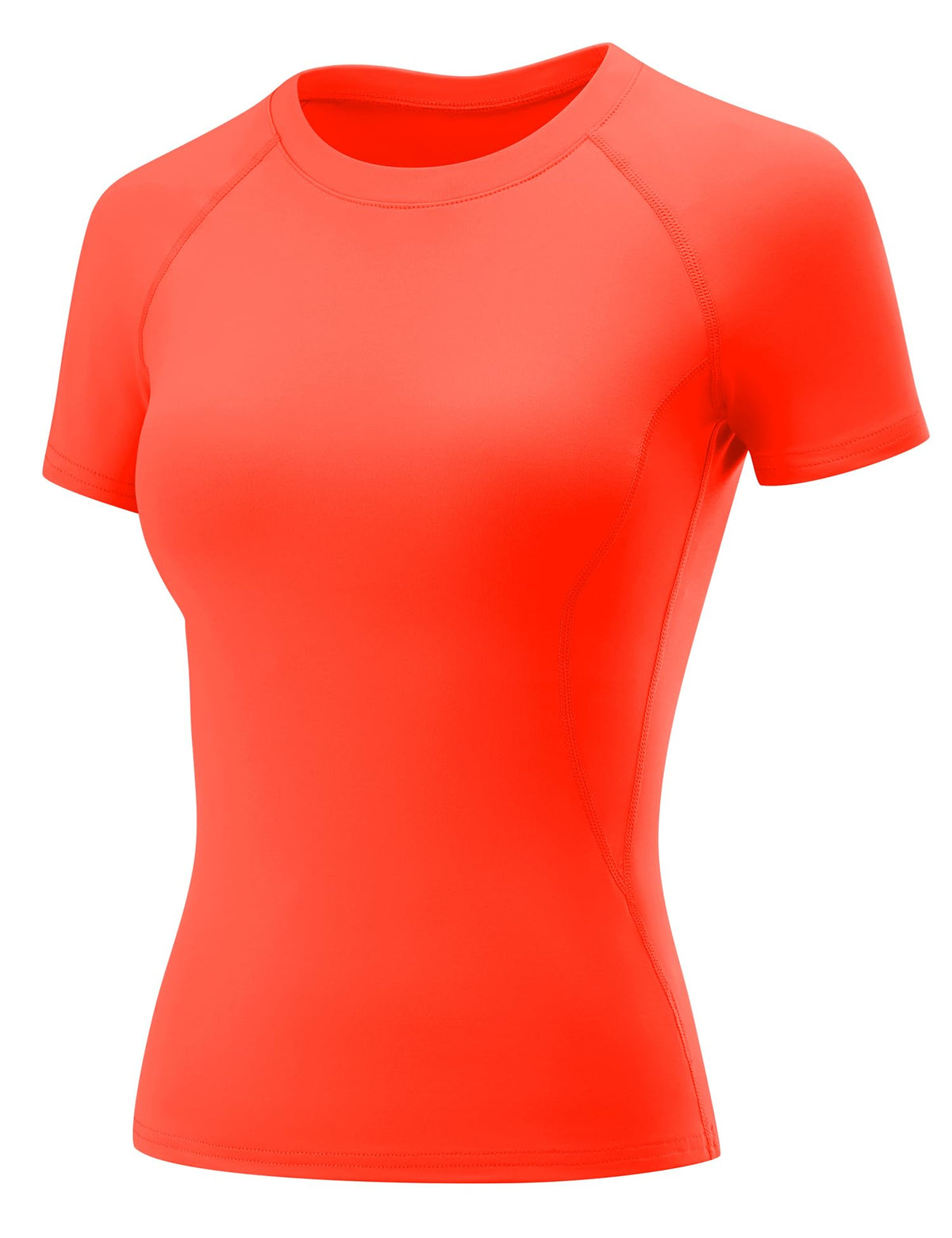 LOMON Womens Workout Short Sleeve Tops Crew Neck Raglan Athletic Shirts