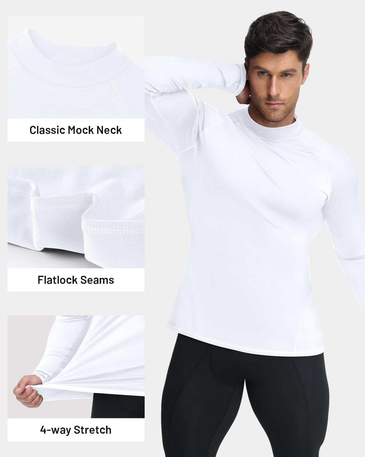 Men's Thermal Mock-Neck Base Layer