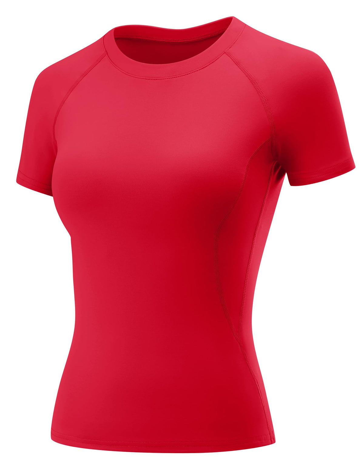 LOMON Womens Workout Short Sleeve Tops Crew Neck Raglan Athletic Shirts