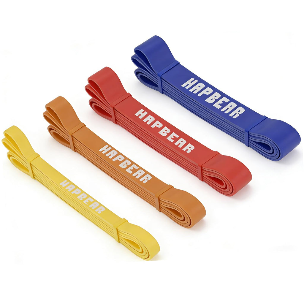 HAPBEAR Pull Up Assistance Bands - Pull Up Bands - Resistance Bands - Exercise Bands Resistance Bands Set of 5 - Workout Bands for Working Out, Stretching, Muscle Training