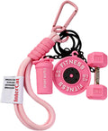 InterCat Gym Keychain for Women Men, Fitness Keychain Set