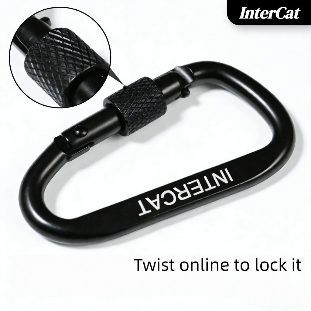 InterCat Gym Keychain for Women Men, Fitness Keychain Set