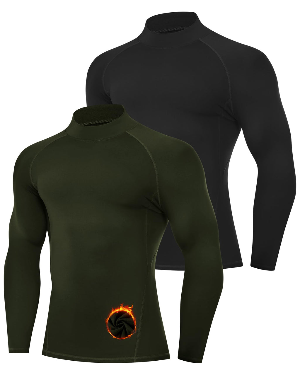 Men's Thermal Mock-Neck Base Layer