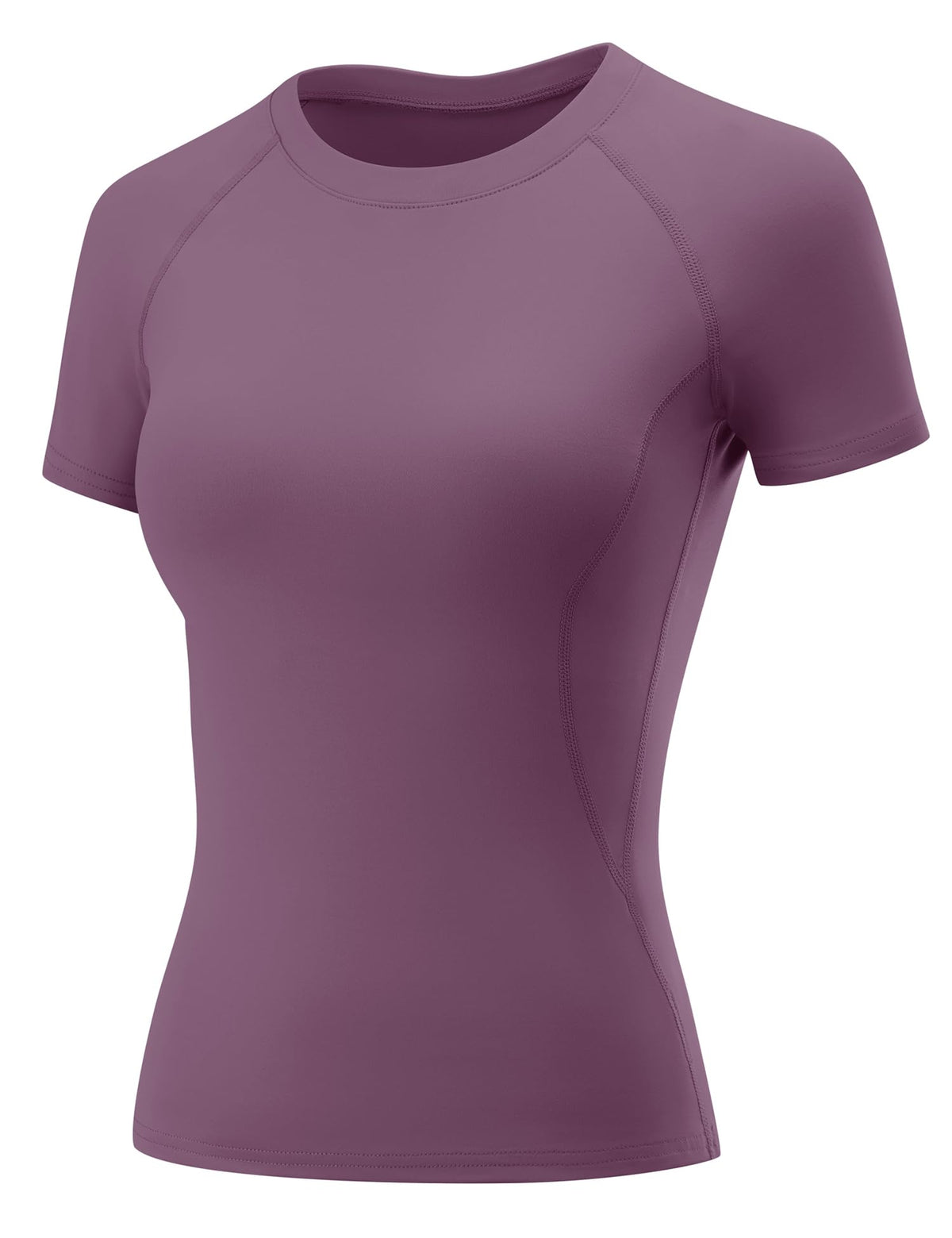 LOMON Womens Workout Short Sleeve Tops Crew Neck Raglan Athletic Shirts