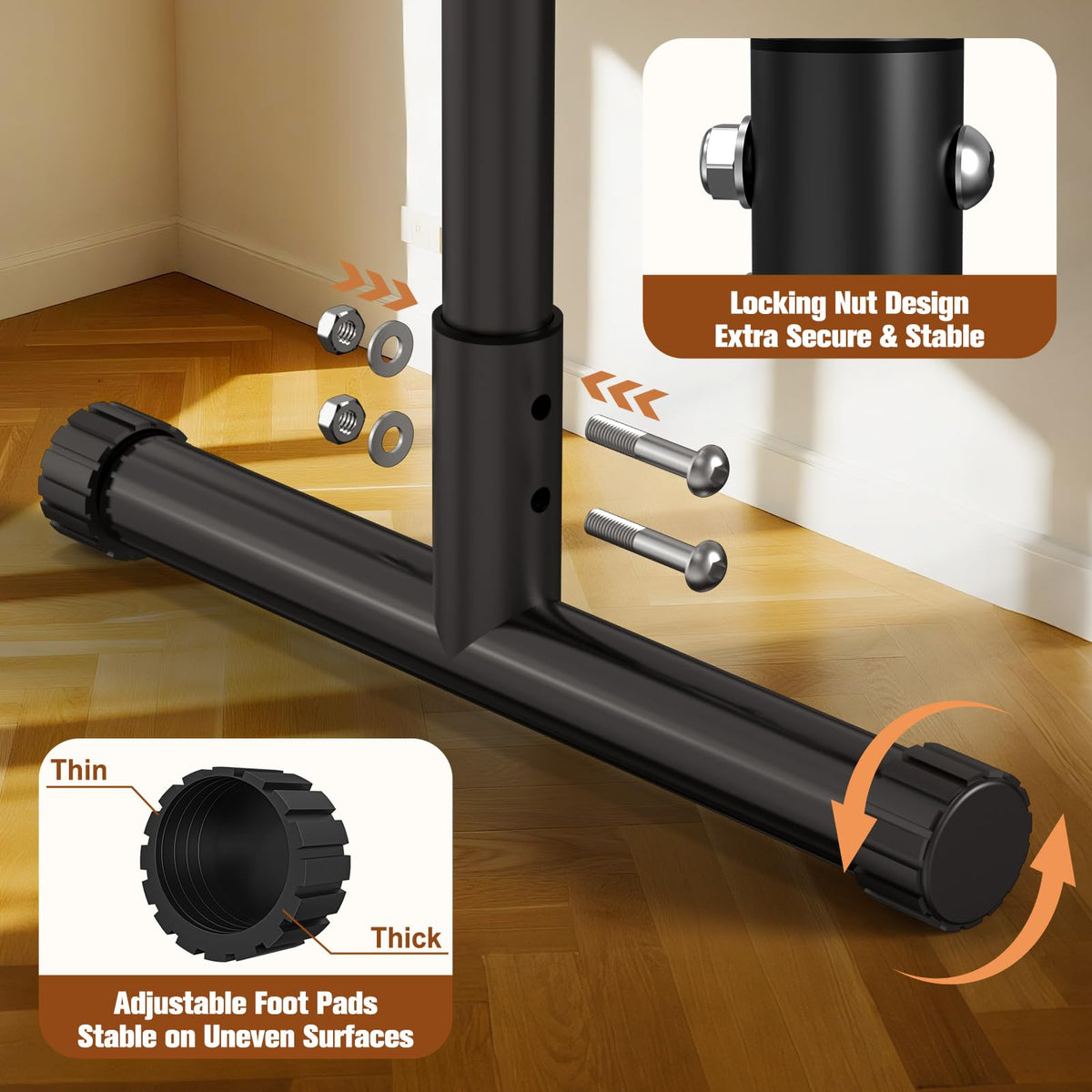 RELIFE REBUILD YOUR LIFE Dip Bar for Home Gym Training 400LBS Parallel Bars