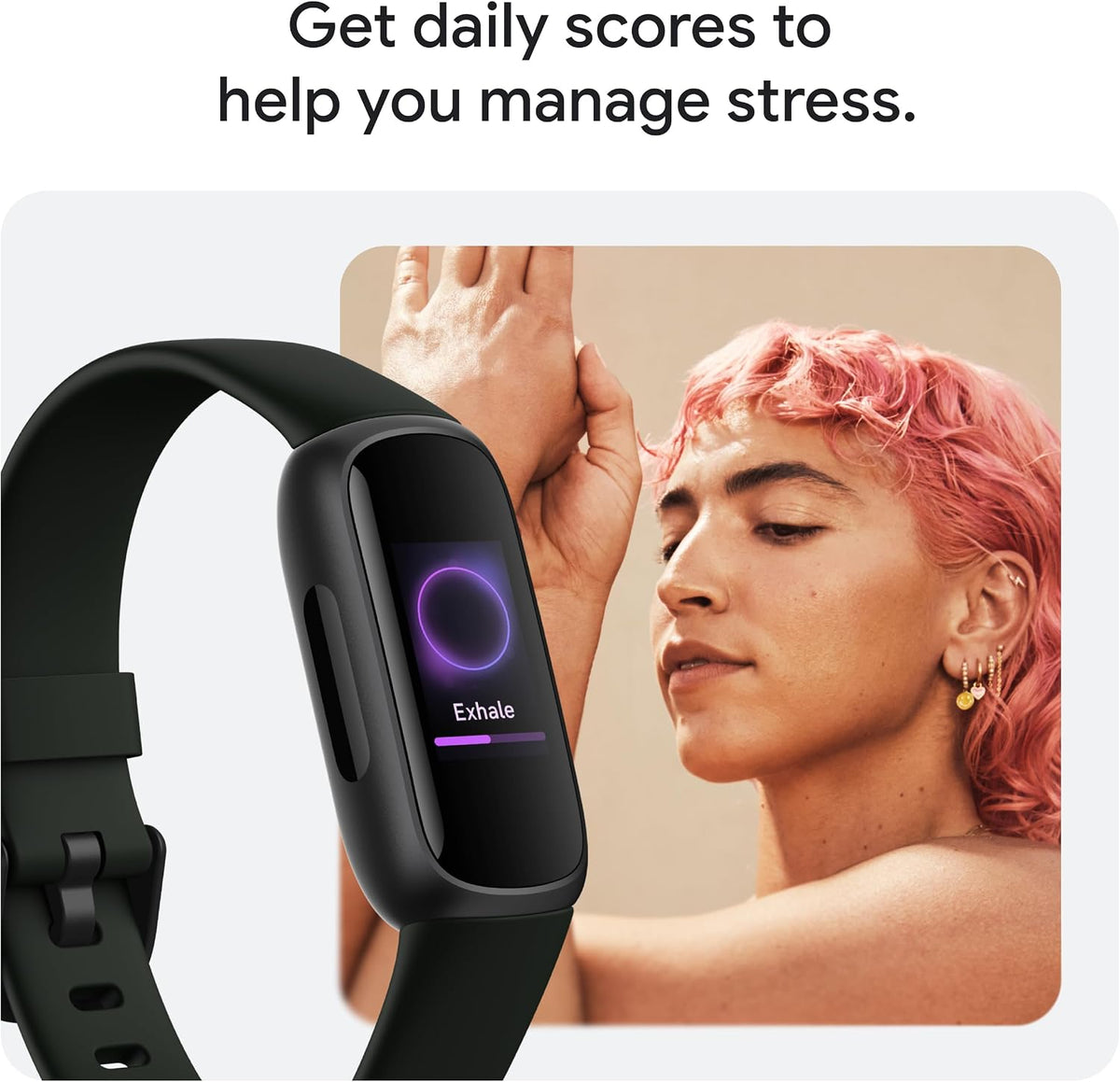 Google Fitbit Inspire 3 - Midnight Zen/Black - Small and Large Bands