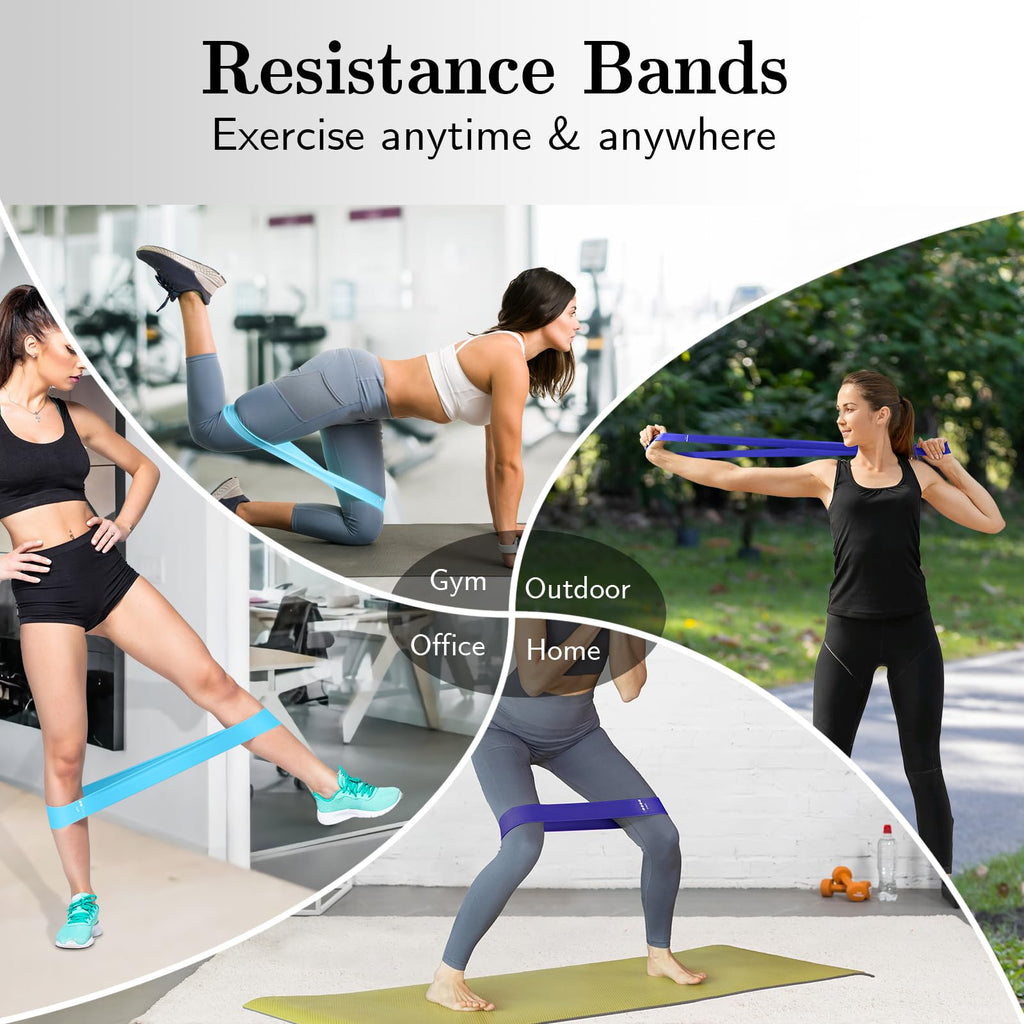 Resistance Bands for Working Out, 5 Levels Elastic Exercise Bands
