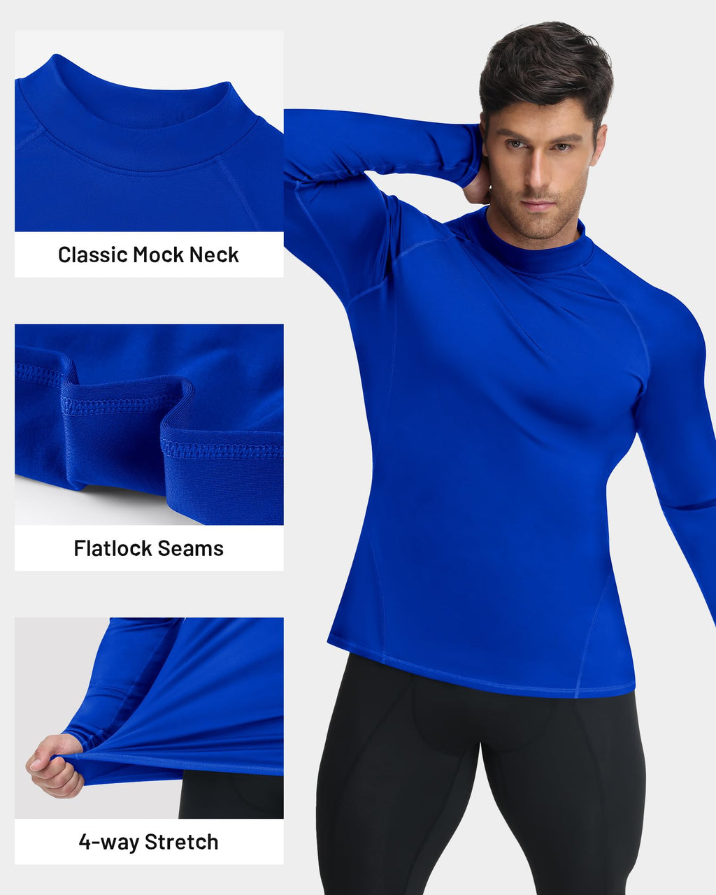 Men's Thermal Mock-Neck Base Layer
