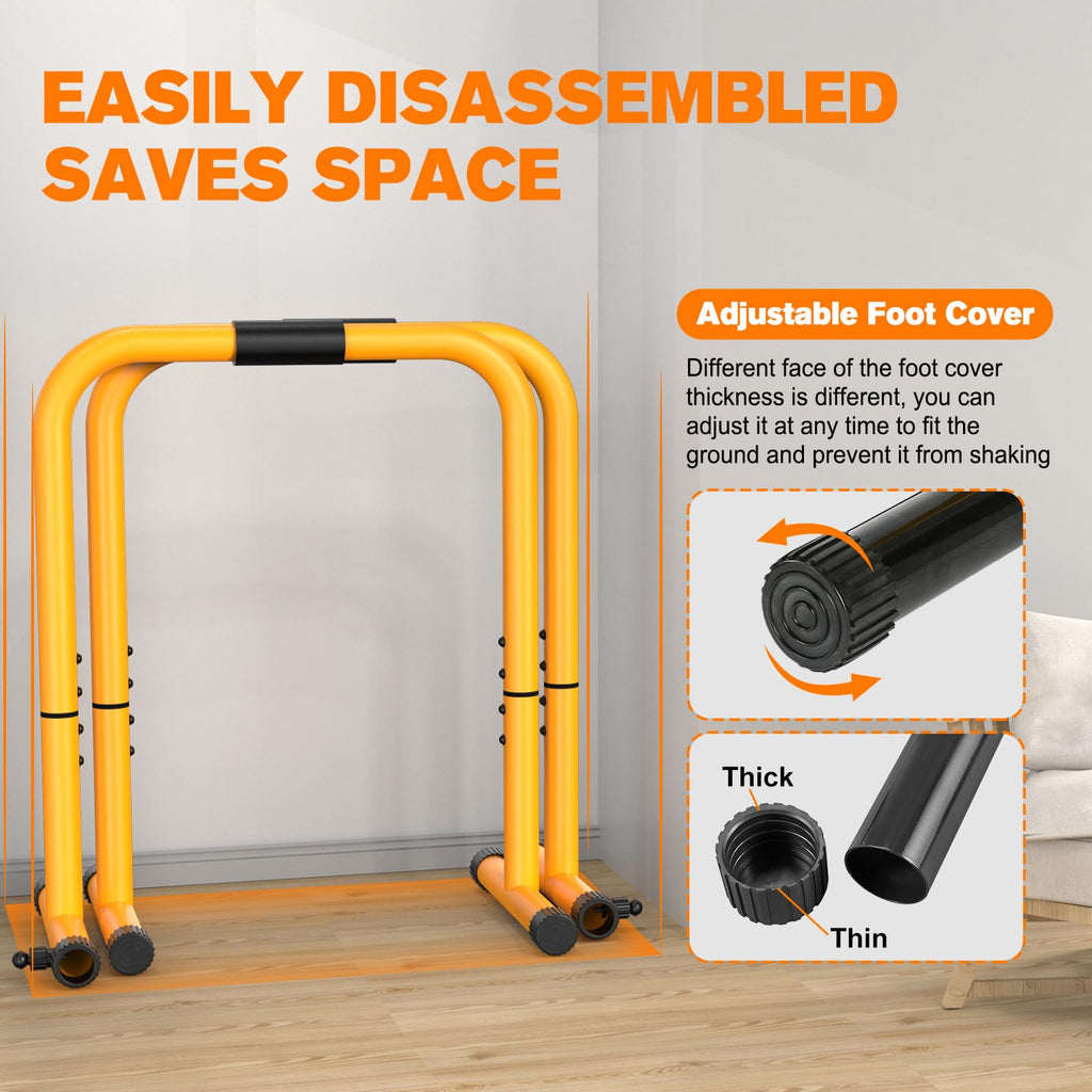 RELIFE REBUILD YOUR LIFE Dip Bar for Home Gym Training 400LBS Parallel Bars