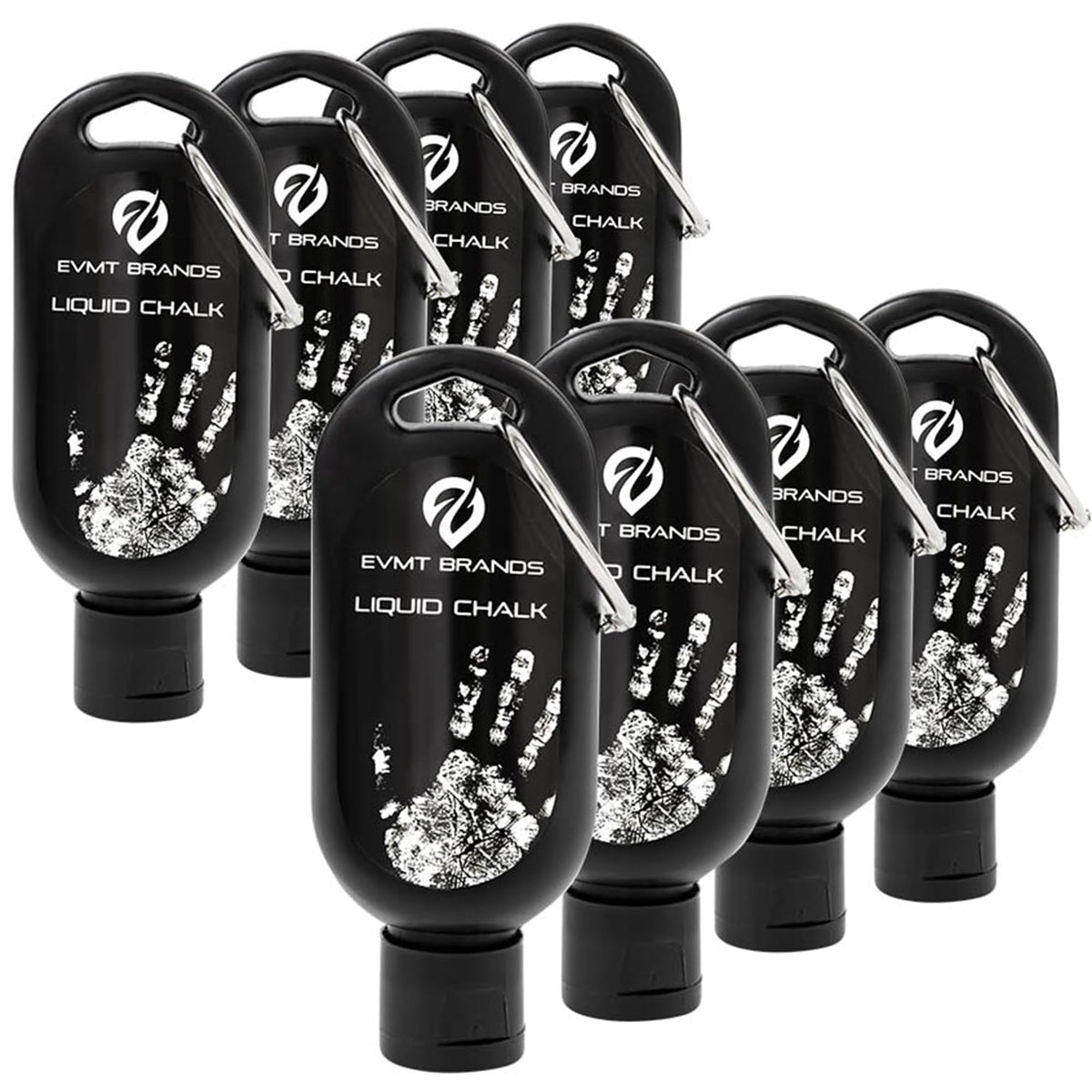EVMT Brands Liquid Chalk, Mess Free Gym Chalk for Weightlifting, Gymnastics, Rock Climbing, Dancing. Sweat Resistant and Long Lasting for Stronger Grip.