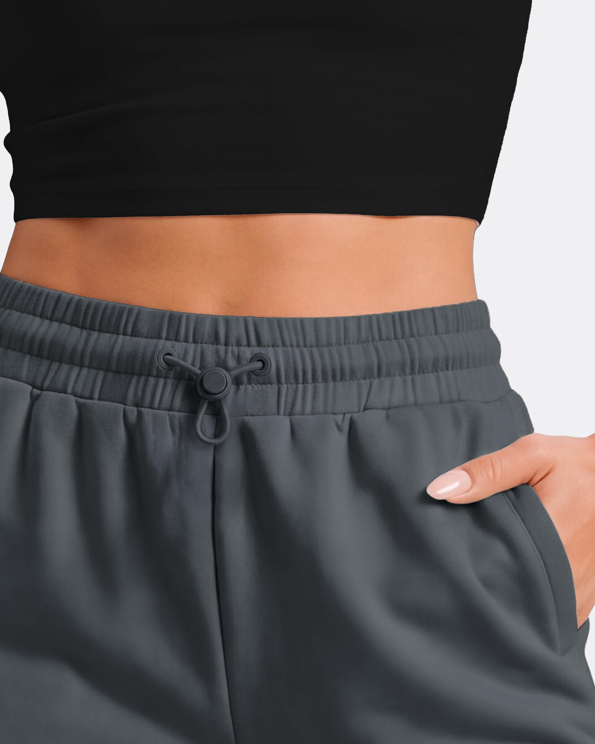 Womens Sweatpants 3 Pack Fleece Joggers For Women With zipper pockets