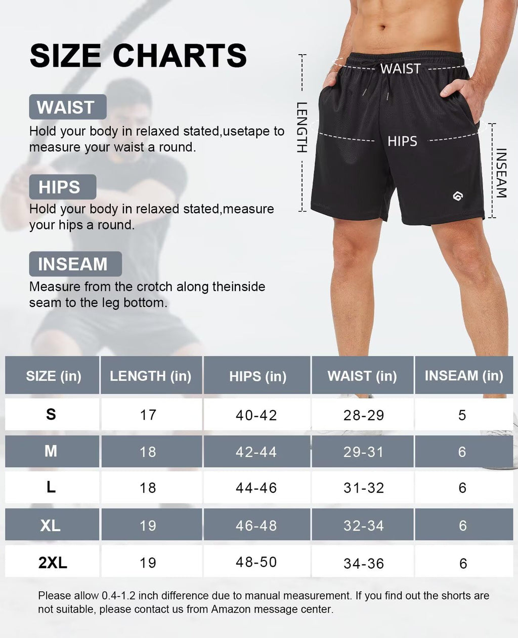 lomsoe 5er Pack Sporthose Herren Kurz 5 Zoll, Mesh Sport Shorts Herren Schnell Trocknend Leicht Sommer, Running Gym Laufhose Herren Kurz Jogginghose Aktiv mit Taschen