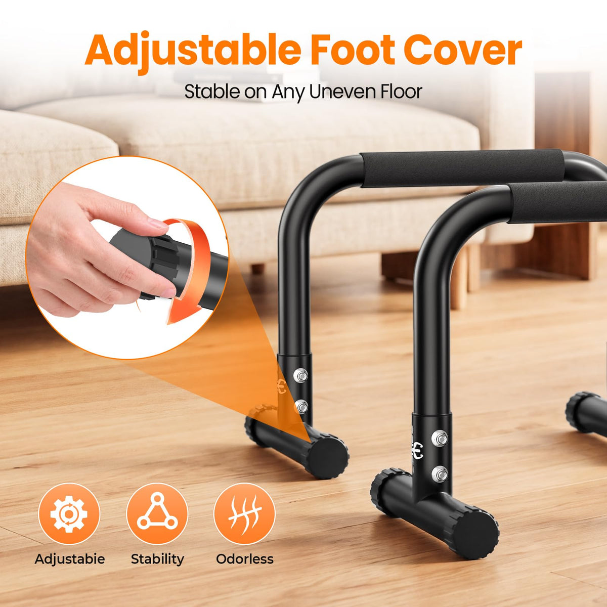 RELIFE REBUILD YOUR LIFE Dip Bar for Home Gym Training 400LBS Parallel Bars
