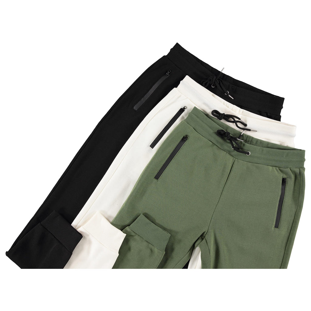 PURE CHAMP Sweatpants for Men 3 Pack Fleece Athletic Workout Joggers Mens Sweatpants with Zipper Pockets Size S-3XL