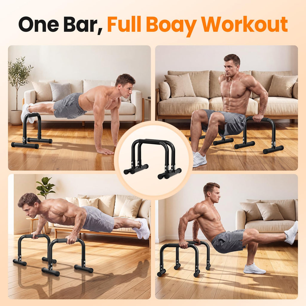 RELIFE REBUILD YOUR LIFE Dip Bar for Home Gym Training 400LBS Parallel Bars