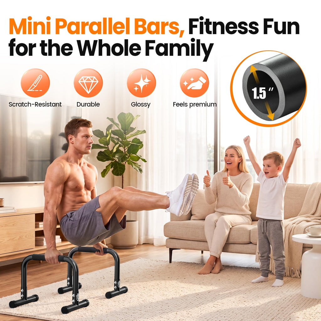 RELIFE REBUILD YOUR LIFE Dip Bar for Home Gym Training 400LBS Parallel Bars