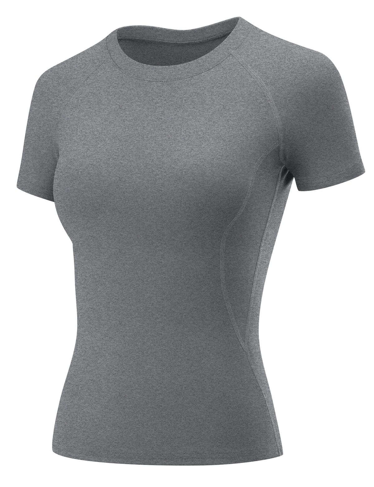 LOMON Womens Workout Short Sleeve Tops Crew Neck Raglan Athletic Shirts
